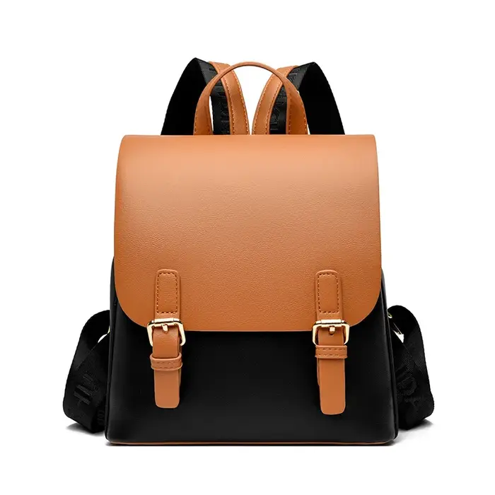 Sac à dos tendance pour femme, sac d'école élégant pour étudiant, sac décontracté simple, sac d'écol