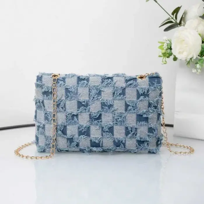 Femmes Denim sac à bandoulière décontracté polyvalent