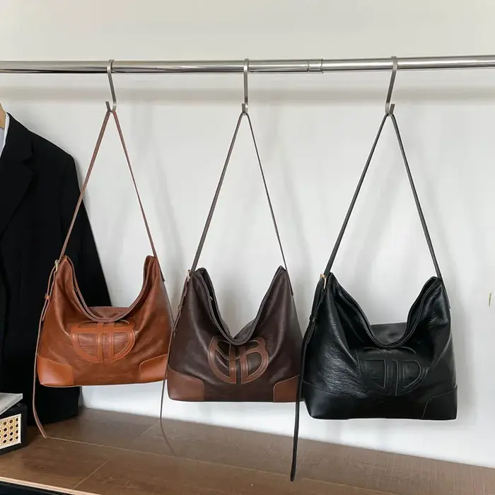 Sac Hobo Vintage en Faux cuir pour femmes