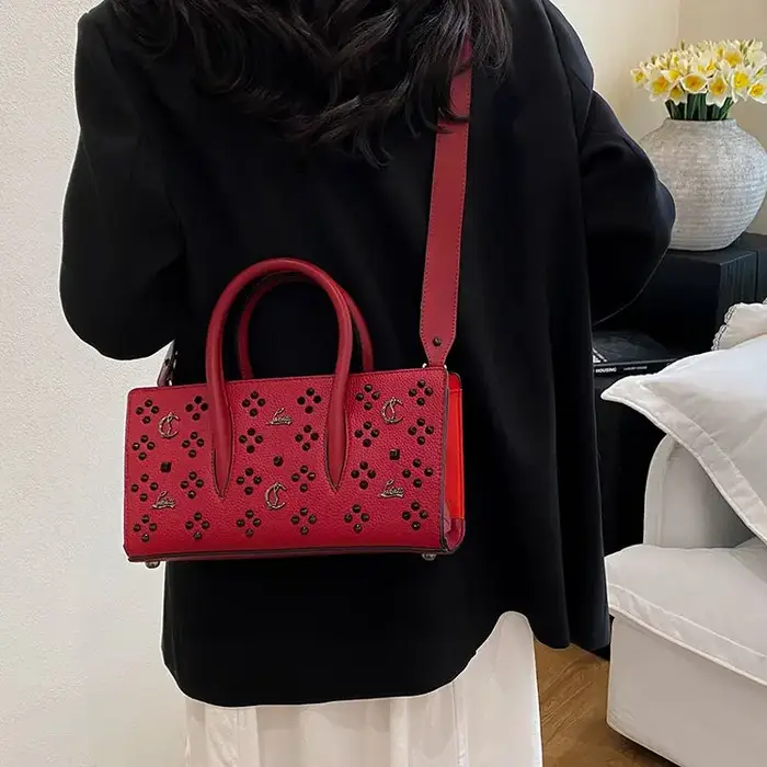 Sac fourre-tout vintage pour femme, design ajouré, grande capacité, sac de shopping 2-en-1, sac à ba