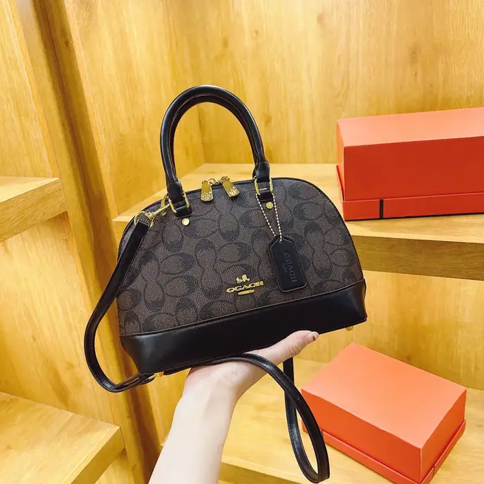 Sac à langer imprimé rétro haut de gamme, sac à main en cuir de luxe pour femme, sac à bandoulière é