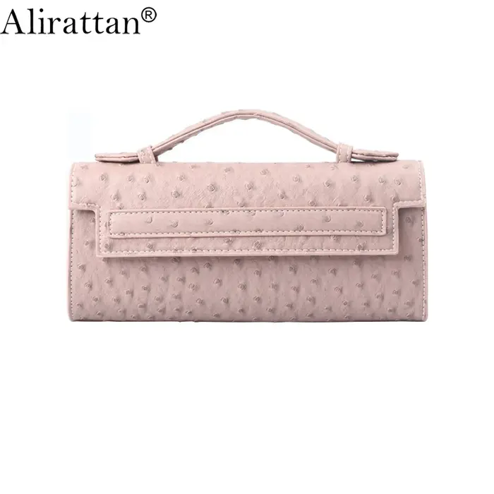 Nouveau sac à main tendance à motif d'autruche pour femmes