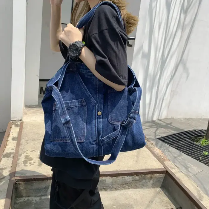 Sacs à bandoulière en Denim pour femmes