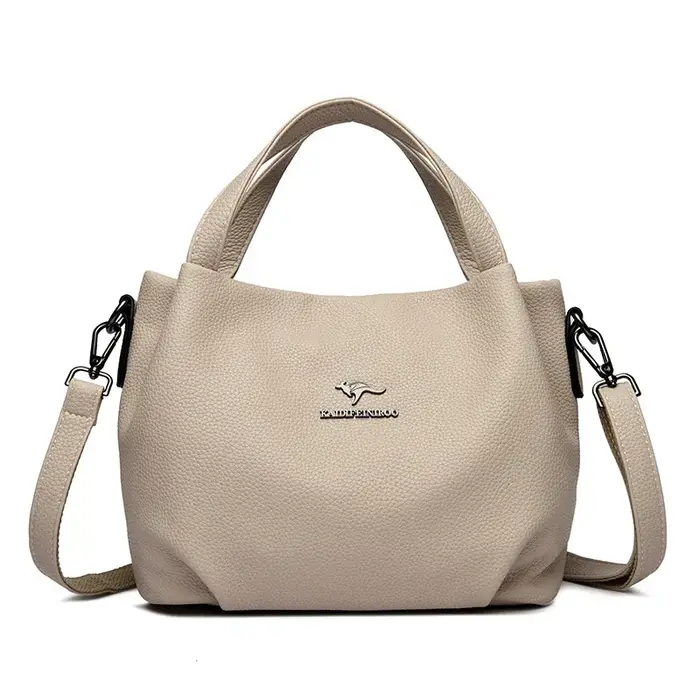 Sacs à Main en cuir PU souple véritable pour femmes
