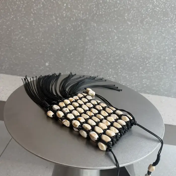 Nouveau Sac à bandoulière perlé en pierre tendance