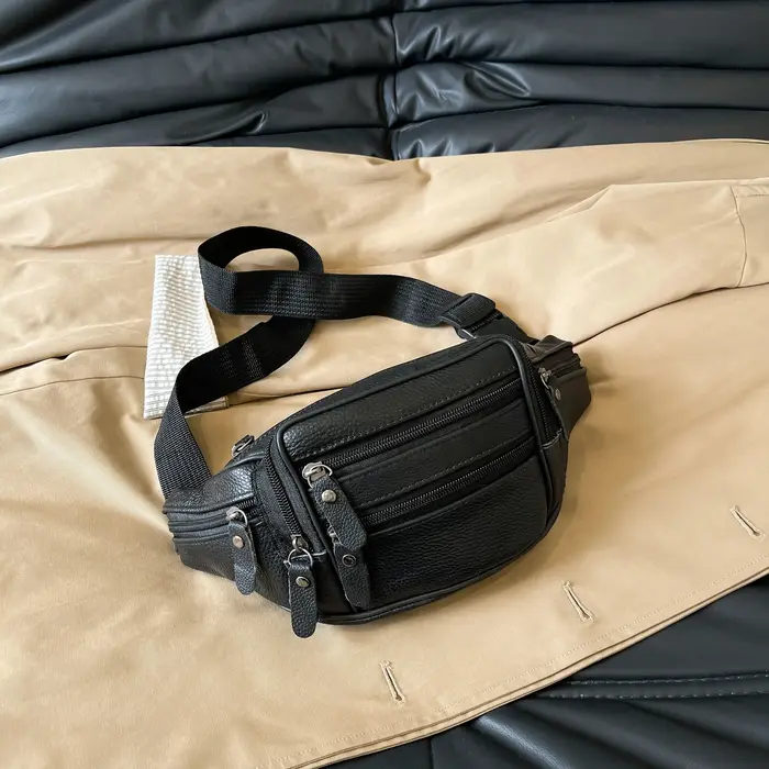 Sac de taille en cuir pour femmes