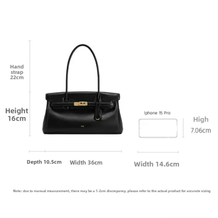 Sac à main JW PEI Yara pour femme, sac fourre-tout noir en cuir végétalien, sac à bandoulière de cré