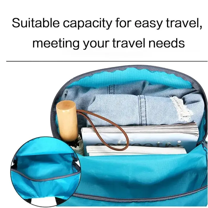 Sac à dos pliable étanche ultra léger pour sports de plein air