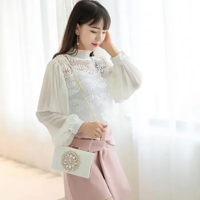 Pochette blanche pour femmes