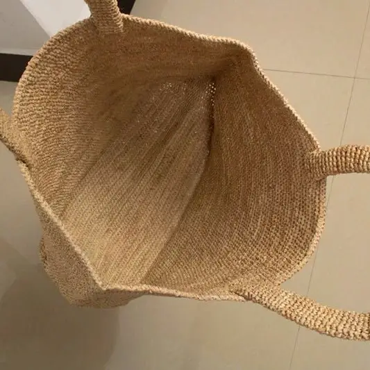 Lafite-Sac à Main Carré en Paille pour Femme