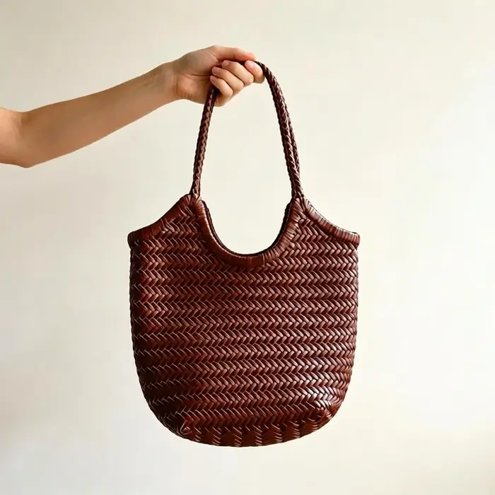 Sac fourre-tout bohème tissé
