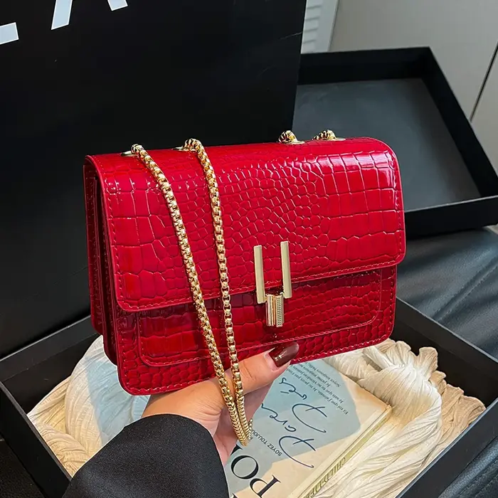 Marque chaîne épaule aisselle sac à main concepteur copie sac de luxe de haute qualité en cuir PU dames sac