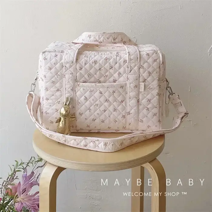 Nouveau sac de rangement brodé pour maman, sac de voyage de grande capacité pour maman, sac à main m