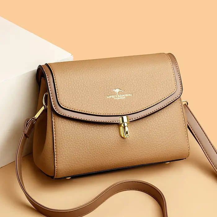 2 sangles Sac à bandoulière pour femmes mère Sac à Main de haute qualité en cuir PU de luxe concepteur dames Sac