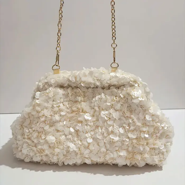Pochette à paillettes pour femmes
