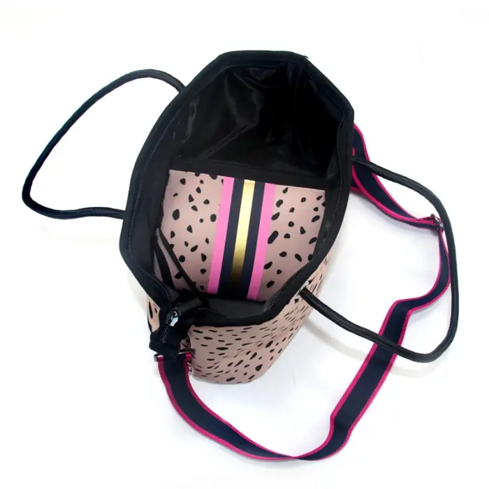 Sac fourre-tout en néoprène grand sac de plage pour femmes piscine sac
