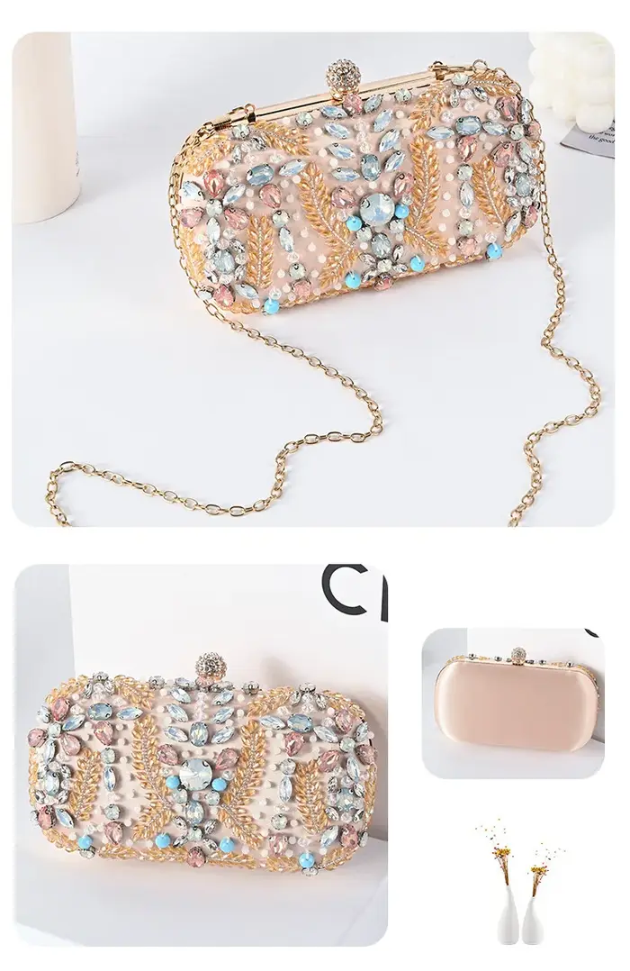 Sac à main de luxe en perles pour femmes