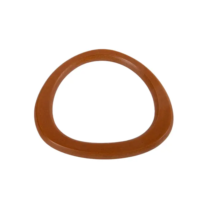 Poignée de Sac Ronde en Bois, Accessoire de Racine, Circulaire, Environnemental