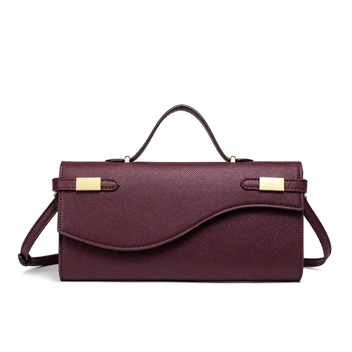 2025 transfrontalier nouveau cuir PU texture vintage pochette mode mini sac à main dames banlieue di