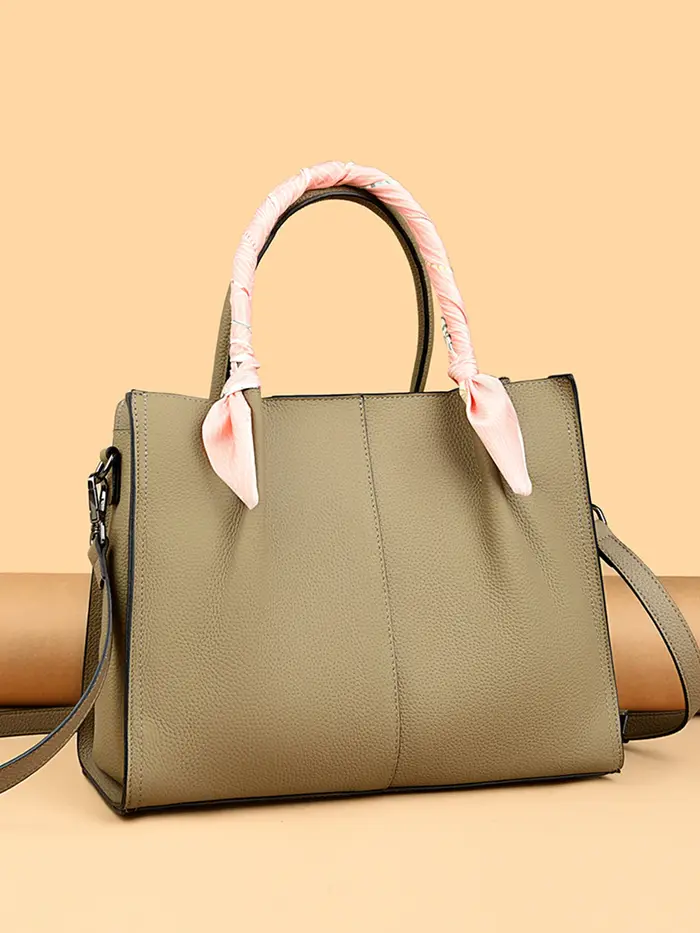 Sac à main pour femme, grand sac fourre-tout en cuir véritable