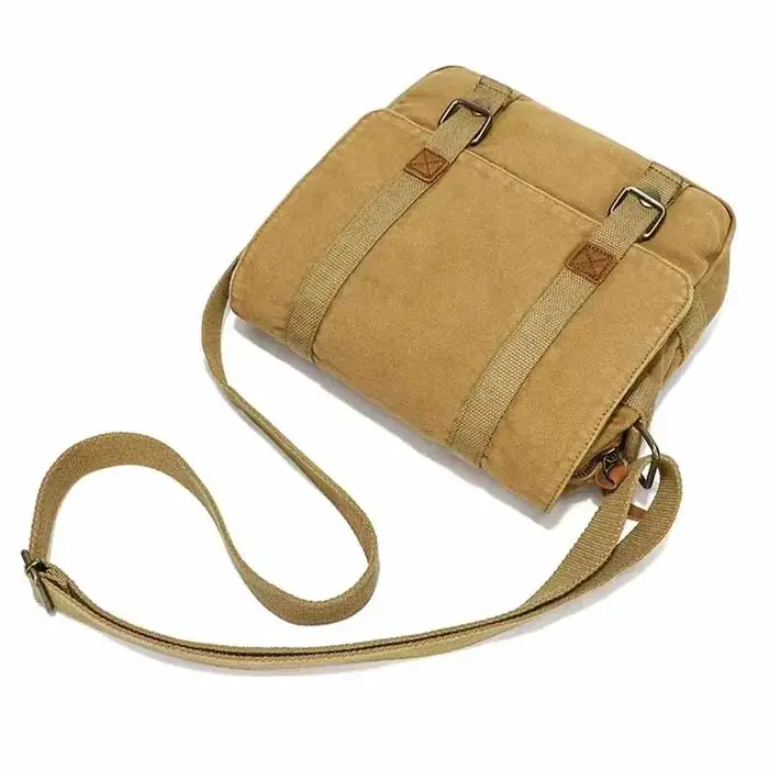 Sac à bandoulière en toile rétro européen et américain