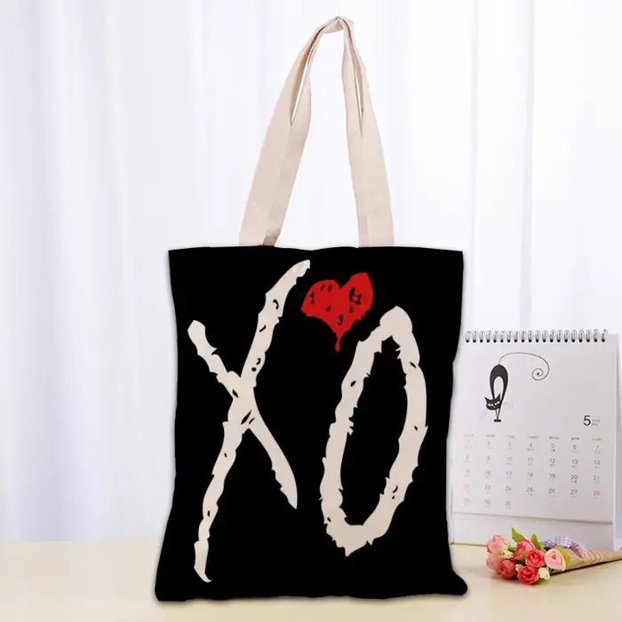 Sac fourre-tout personnalisé The Weeknd XO pour femme