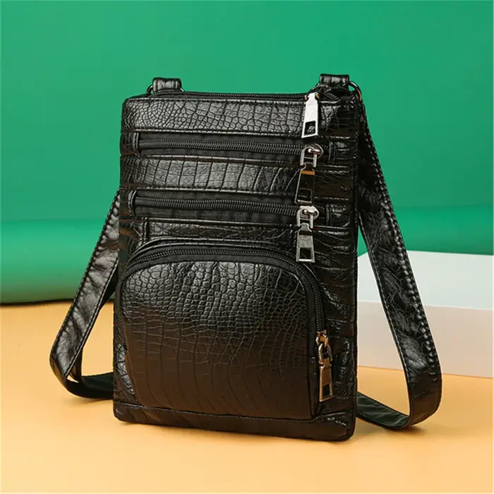Multi-poches sacs à bandoulière décontractés femmes rétro rabat Sac à Main Sac à Main femme Sac à ba