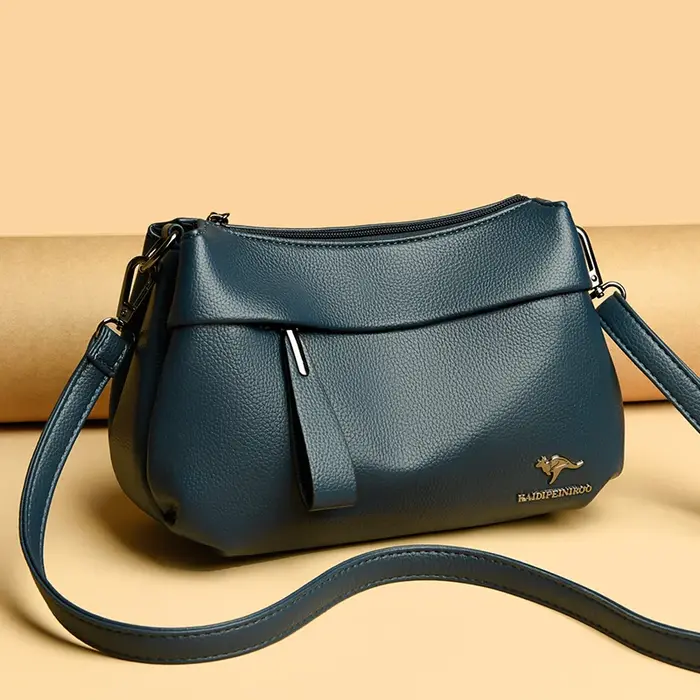 Boston-Petit sac à main en cuir vintage pour femme