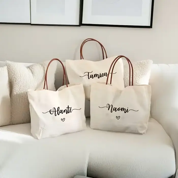 Sac fourre-tout blanc personnalisable