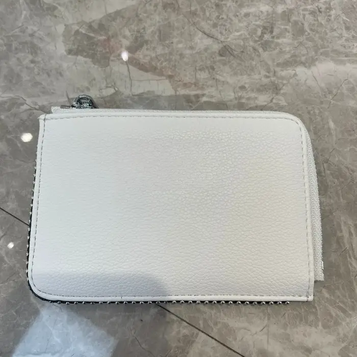 Porte-cartes multifonctionnel de luxe léger français, style rétro, orné de strass, élégant et tendan