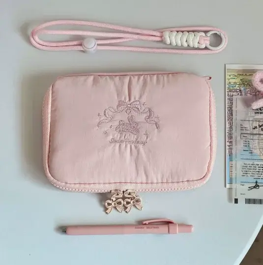 Pochette à cartes Ballet Rabbit, pochette de rangement pour documents d'identité, style à suspendre 