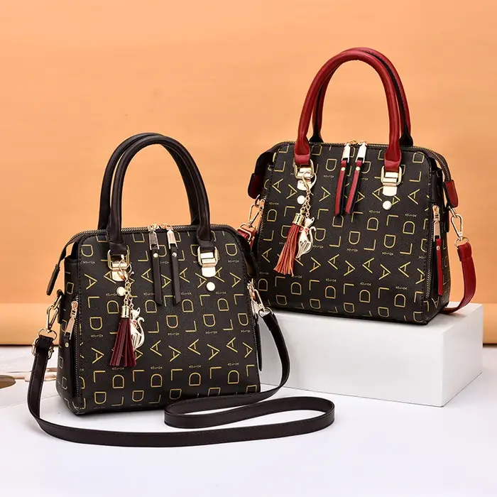 Sac à poignée Vintage pour femmes d'âge moyen de luxe sacs à main