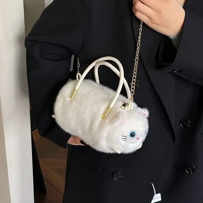 Sac bandoulière tendance en forme de chat