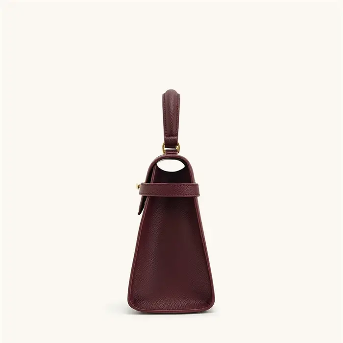 Sac à main femme JW PEI Elise, design tendance 2026, nouveau sac bordeaux, grand sac carré bandouliè