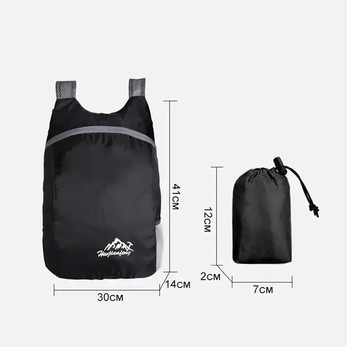 Sac à dos pliable étanche ultra léger pour sports de plein air
