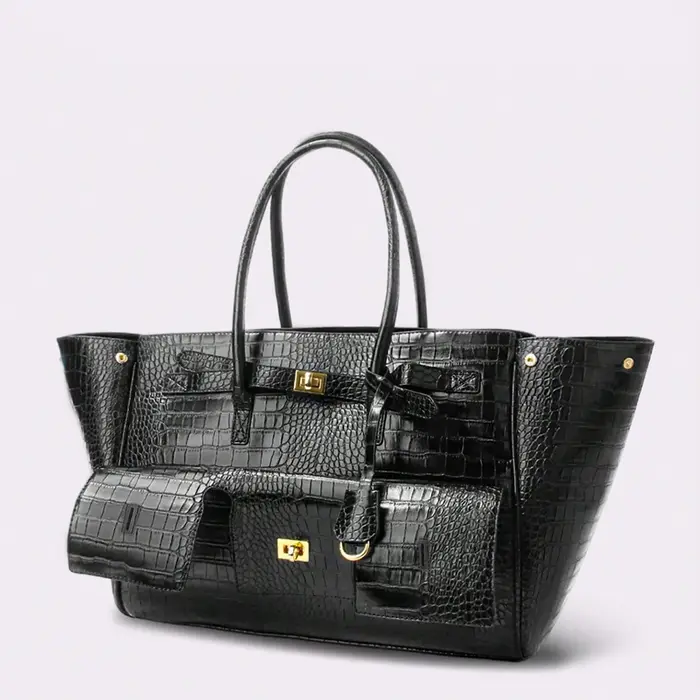 Sac à main de luxe pour femme, sacs à bandoulière, sac fourre-tout grande capacité, sac en cuir PU m