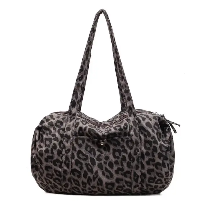 Sac fourre-tout grande capacité imprimé léopard pour femme