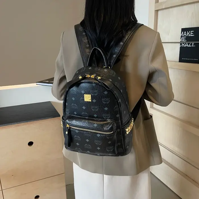 Sac à dos imprimé rétro pour femmes