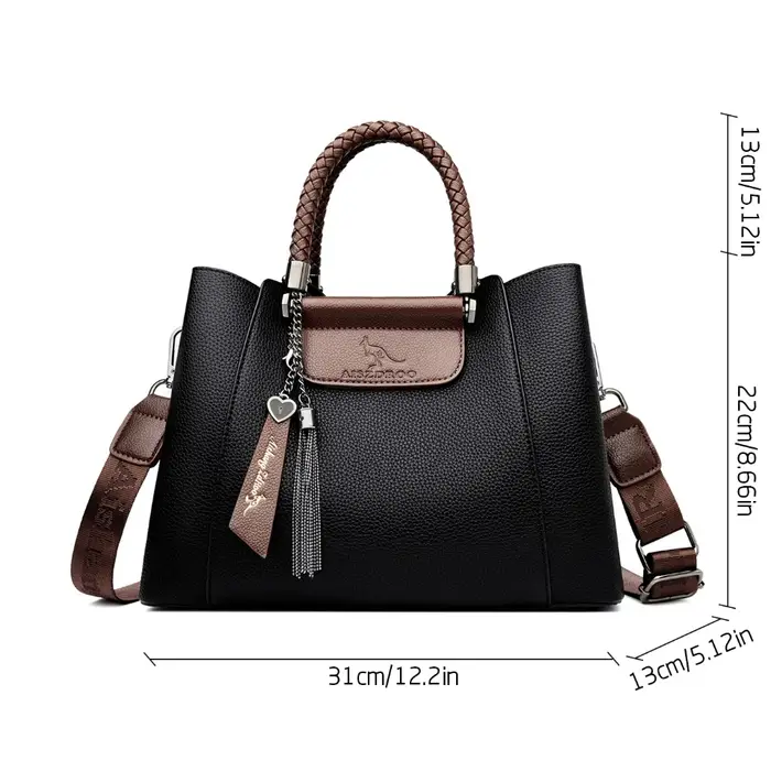 Sacs à main à bandoulière design pour femmes Sac poignée tissée en cuir de haute qualité fourre-tout