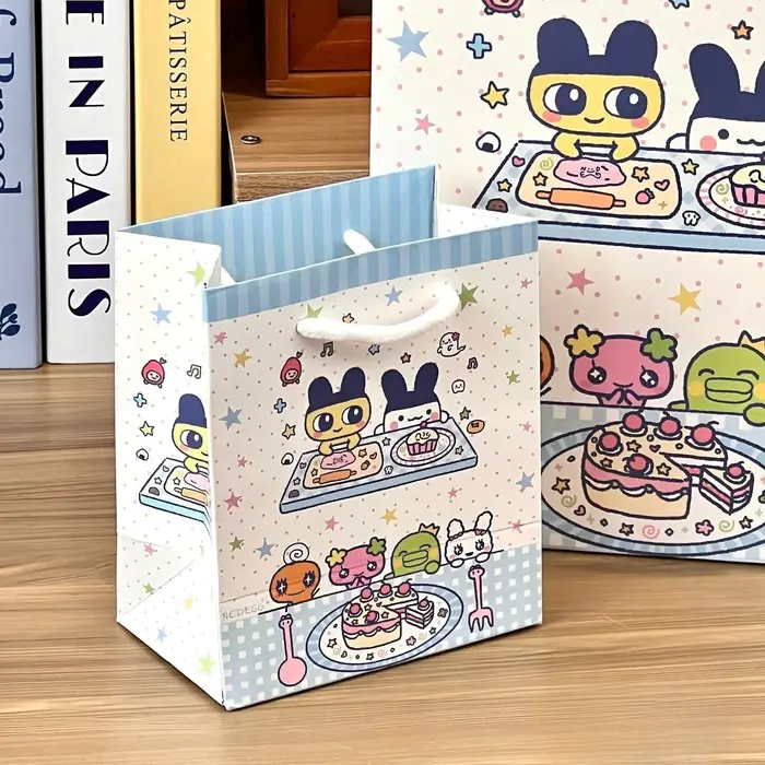 Sac cadeau Tamagotchi, sac fourre-tout en carton rigide épaissi