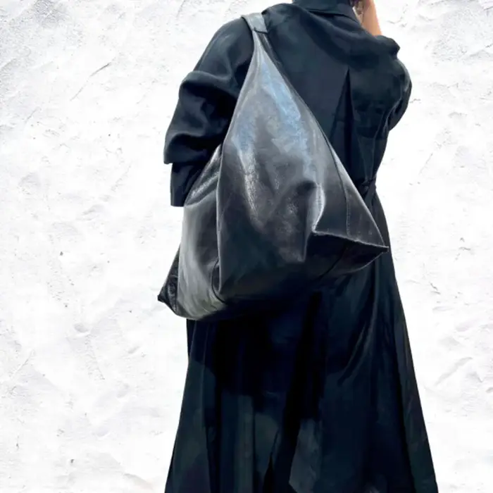 Sac à bandoulière en cuir véritable pour femme