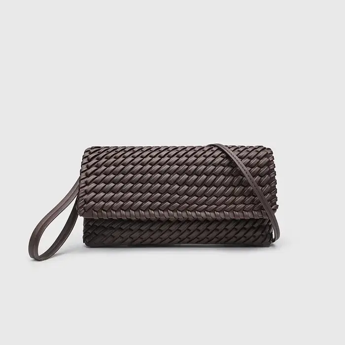 Nouveau Sac à Bandoulière Tressé Za – Sensation Luxe, Rabat Simple, Polyvalent, Léger, Artistique, S