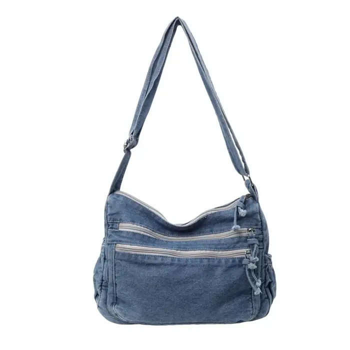 Sac à bandoulière Vintage en Denim pour femmes
