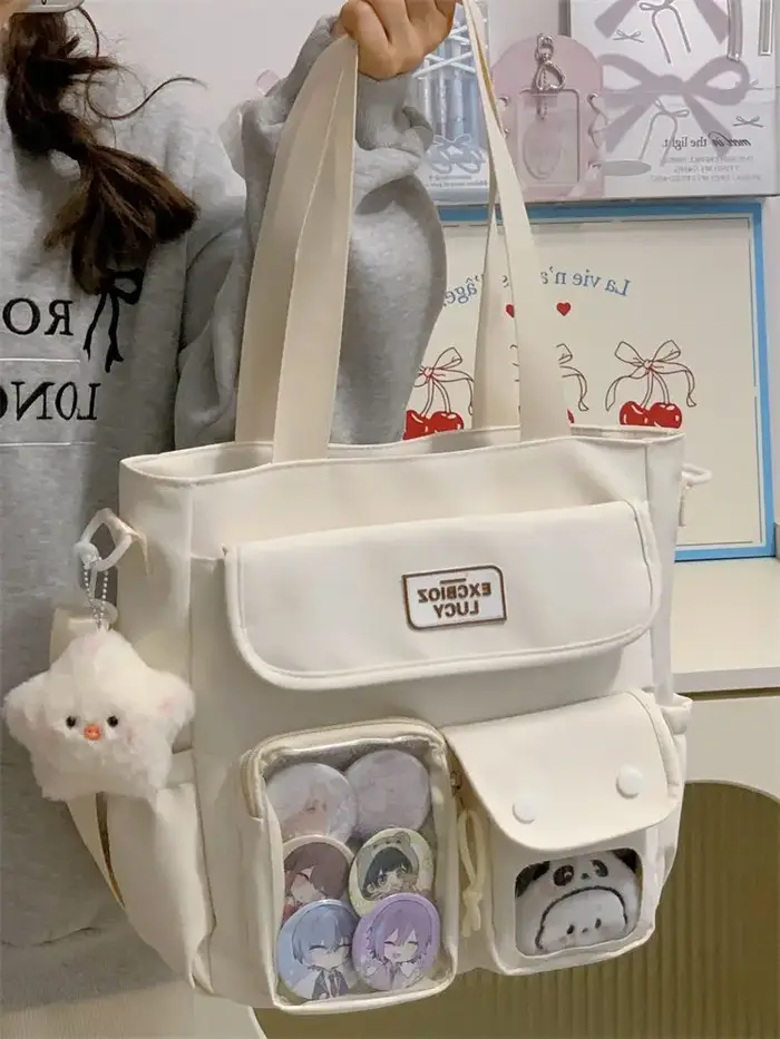 Y2K – sac à bandoulière Ulzzang Ita pour fille fraîche et douce, sac à bandoulière de Style collège
