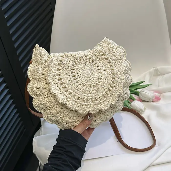 Sac à main tissé Vintage pour vacances