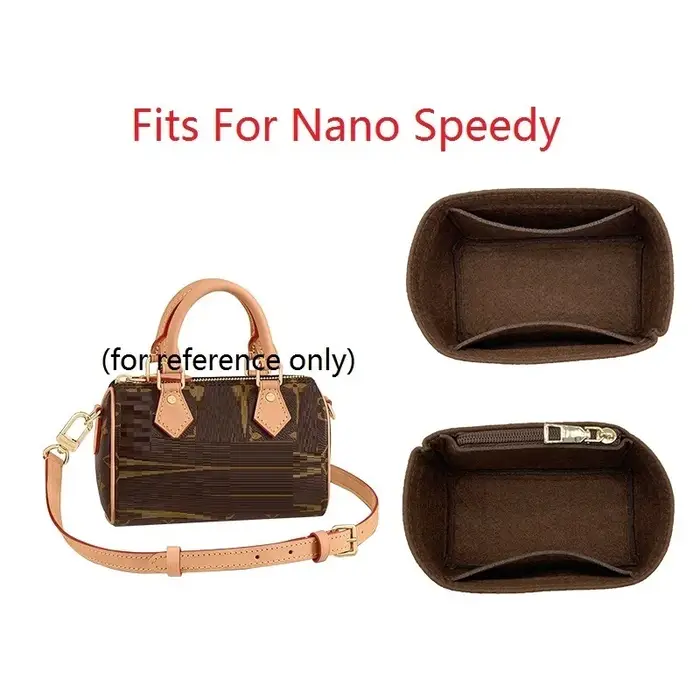 Convient pour Nano Speedy 20 sac organisateur insérer luxe concepteur sac