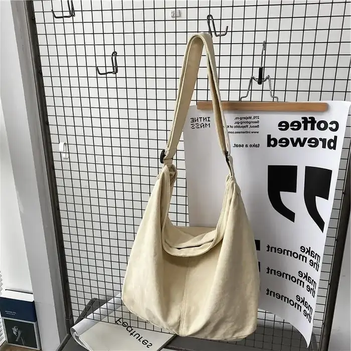 Sac bandoulière personnalisé avec nom, multifonctionnel, style Ins, couleur unie pour femmes, sac à