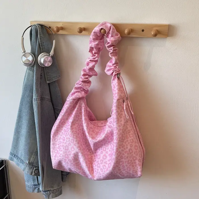 Sacs fourre-tout en Nylon léopard pour femmes
