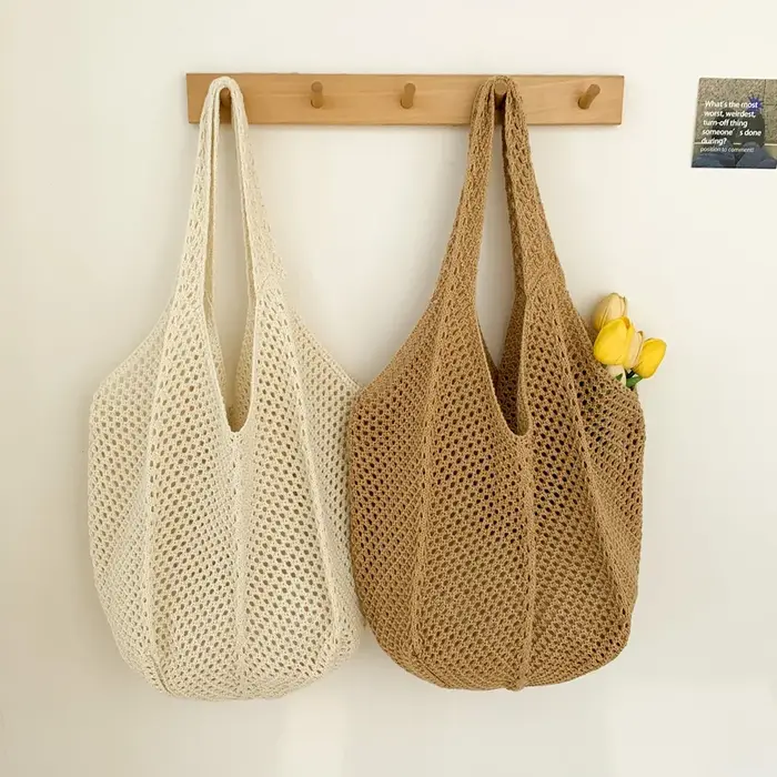 Sacs en paille tissés faits à la main pour femmes