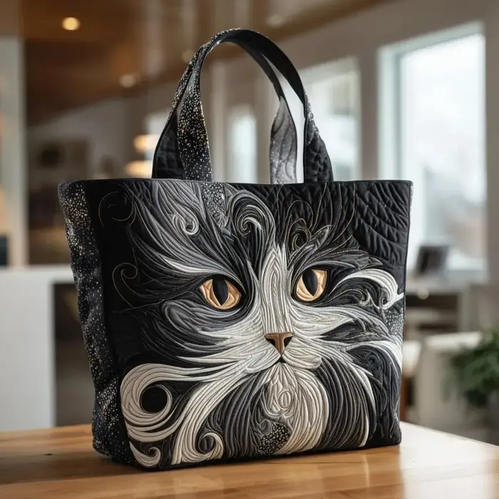 Sac fourre-tout matelassé vintage pour femme, sac à main de voyage léger en coton, grande capacité, 